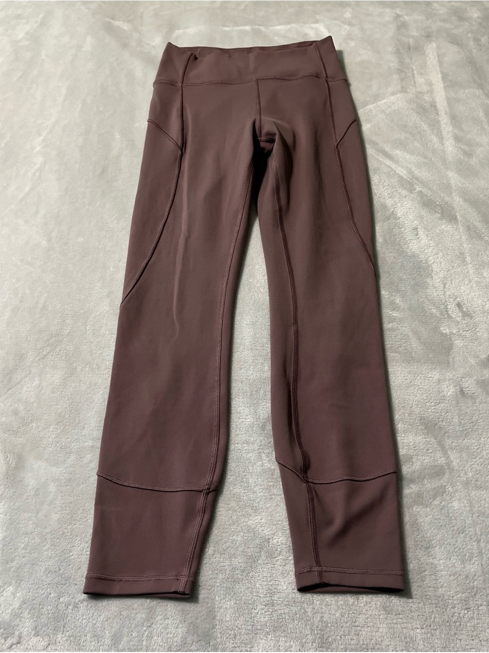 Lululemon Get in Line Super High Rise Legging Size 4 LW5ANXSZ Mauve/Purple